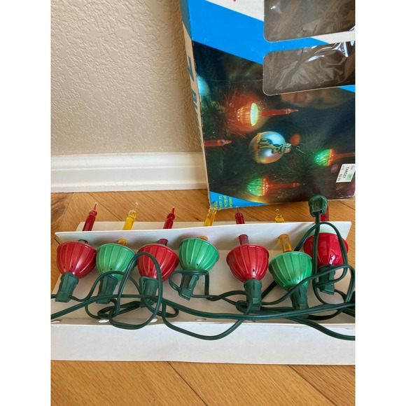 Christmas Bubble Light Strings Lot 4 Strings Noma and Others Tested See Descript - Picture 10 of 14